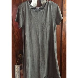 LuLaRoe size Medium Carly NWOT *acid wash!* grey